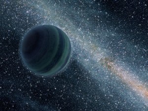 Artist's conception of a Jupiter-sized lonely (or floating) planet (Photo Credit: NASA/ JPL-Caltech) 