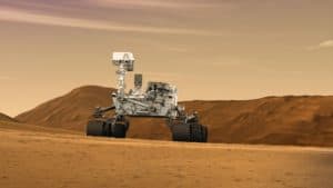 An artist’s concept of the Mars Curiosity rover (Photo Credit: NASA/JPL-Caltech [Public domain], via Wikimedia Commons).